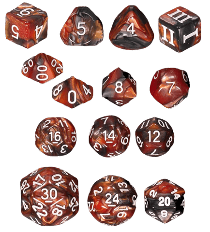 Unleashed Arcana Dice: Mage Bullets 14 Die Set